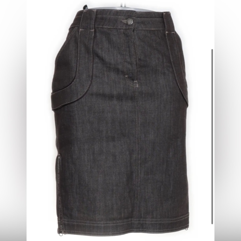 Stella McCartney for H&M Gray Denim Pencil Skirt - mint condition, size 4/6
